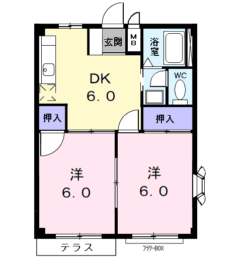 Planta 2DK de エクセル中島