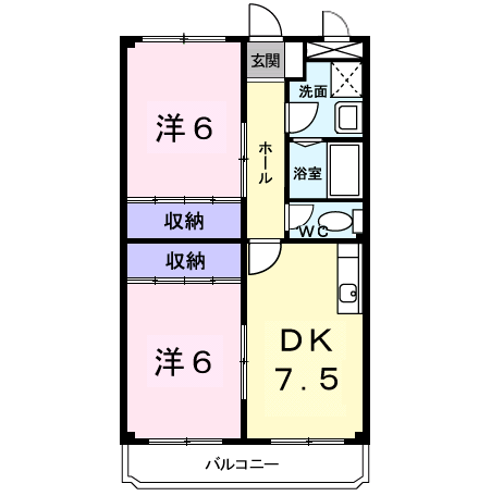 Planta 2DK de サウスウィンド