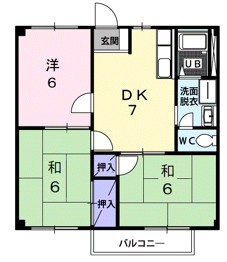 Planta 3DK de モラールＢ