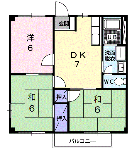 Planta 3DK de モラールＢ