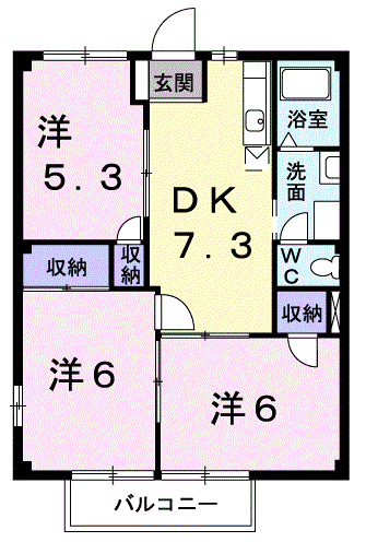 Planta 3DK de パイングロウブＴＭ