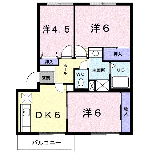 Planta 3DK de カームパインツリー２３