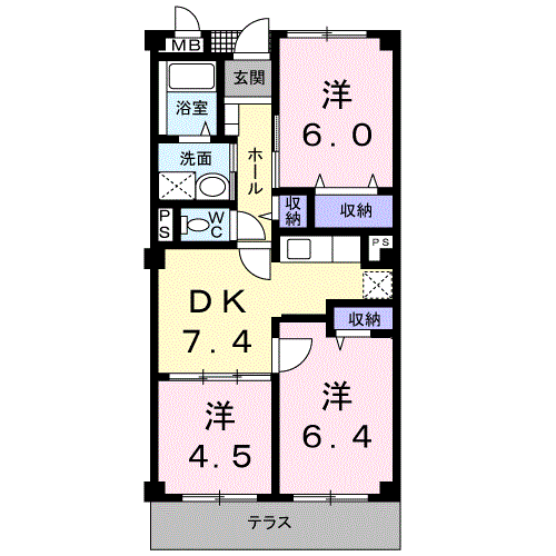 Planta 3DK de グラディオ１０