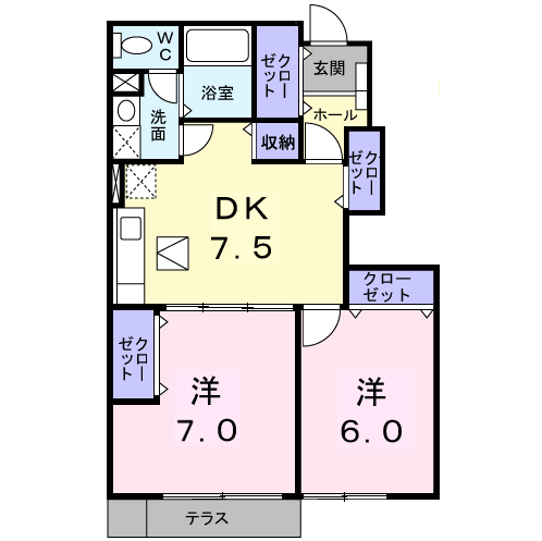 Planta 2DK de リリー・オブ・ザ・ヴァリー