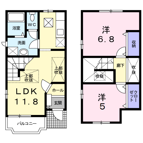 Planta 2LDK de エクセレントタイムⅢ
