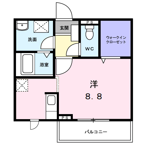 Planta 1R de アビタシオン渡　Ⅱ
