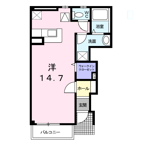 Planta 1R de パークサイド井田