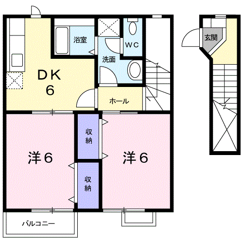 Planta 2DK de ジラ・ソーレ