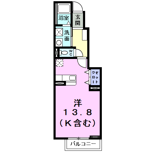 Planta 1R de メゾン　アンソレイエＮ