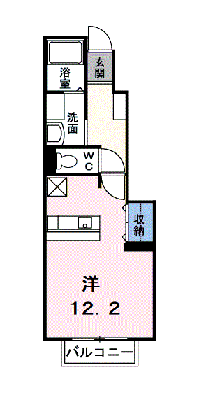 Planta 1K de 優翔（ゆうしょう）