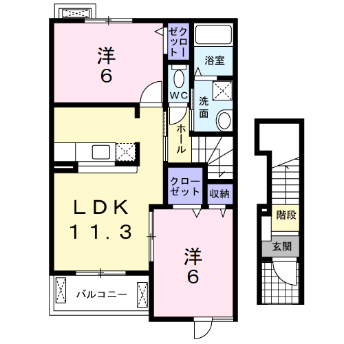 Planta 2LDK de スカーレット