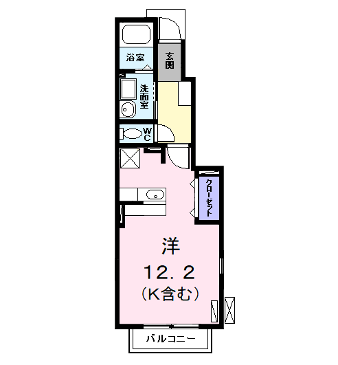 Planta 1R de 金船　ハウス