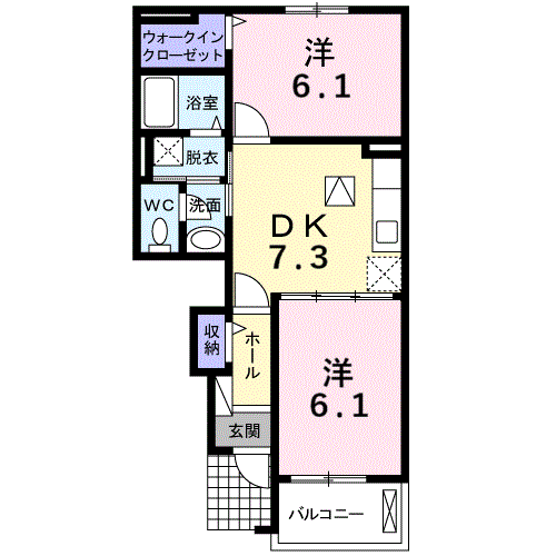 Planta 2DK de Ａｕｔｈｏｒｉｔｙ　Ｋ　Ⅸ