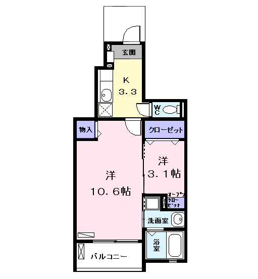 Planta 2K de アルバーダ　Ⅰ