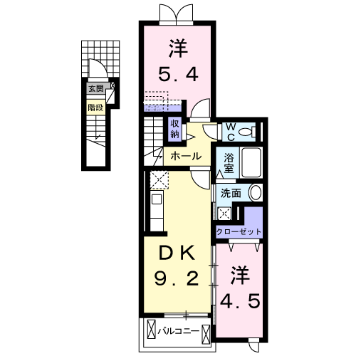 Planta 2DK de チェリーブロッサムⅠ