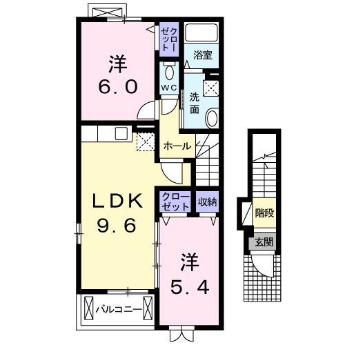 Planta 2LDK de あや