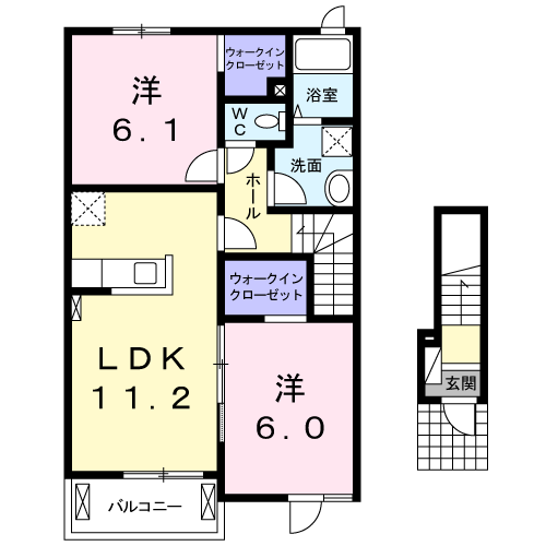 Planta 2LDK de サウザンドサニー