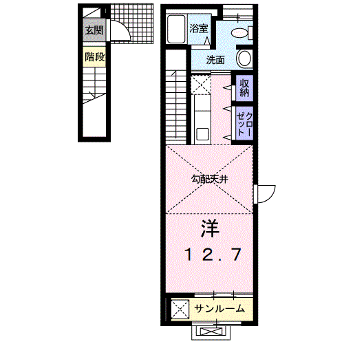 Planta 1R de クリーン・カーサ東島