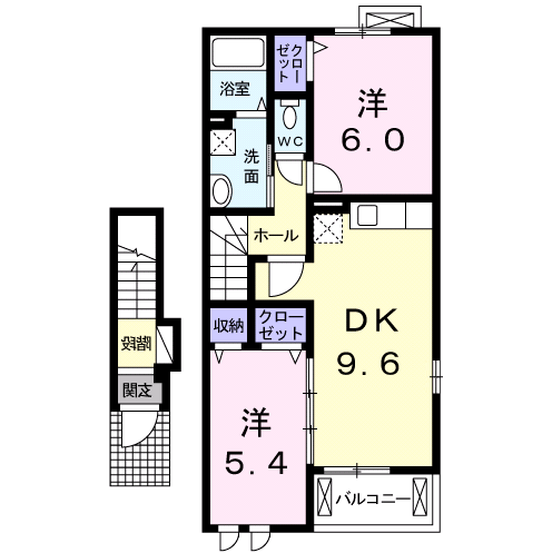 Planta 2DK de ＬａＬａ・フィオーレ