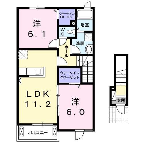 Planta 2LDK de エターナル