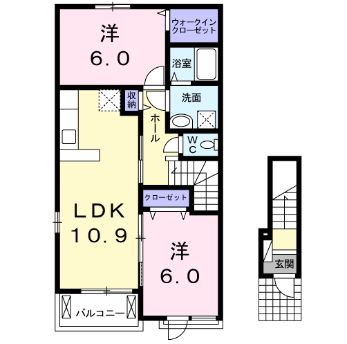 Planta 2LDK de セウ　アズール