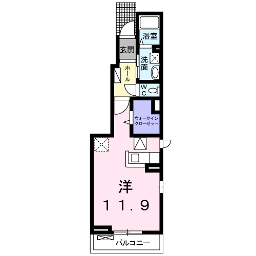 Planta 1R de レーヴ今川Ｂ
