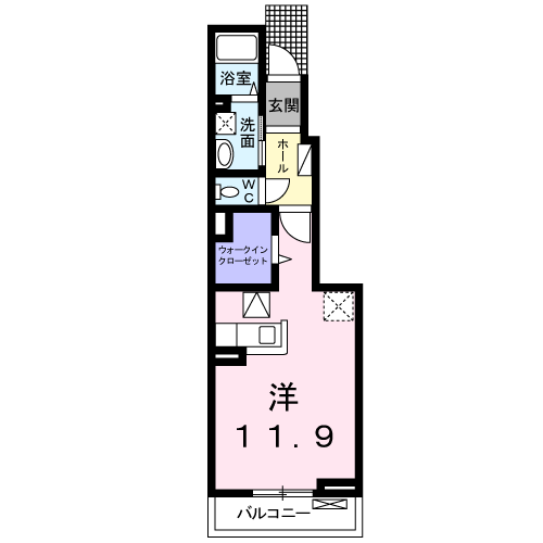 Planta 1R de レーヴ今川Ｂ