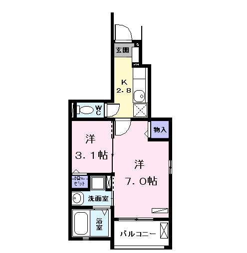 Planta 2K de オーベルジュ・ショコラ