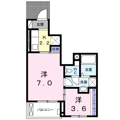 Planta 2K de フラン　サウス