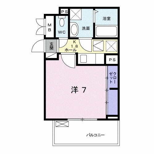 Planta 1K de ブラウベルク鳴尾