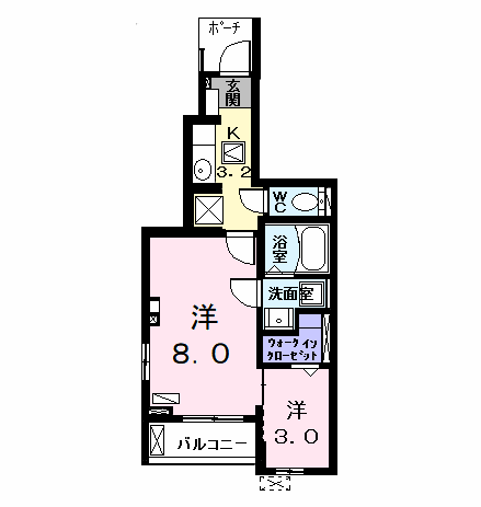 Planta 2K de アルドーレ（Ａｒｄｏｒｅ）