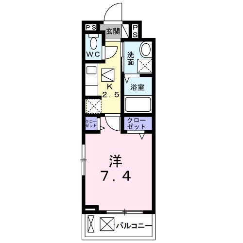 Planta 1K de レソール　ワン