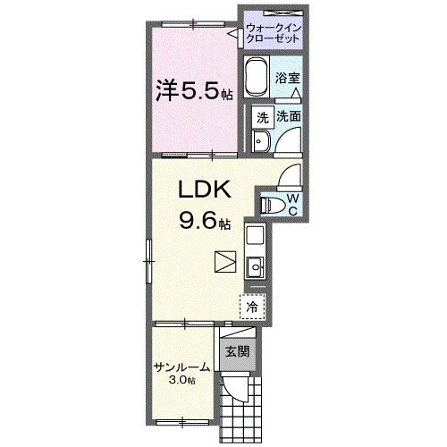 Planta 1LDK de ステイ