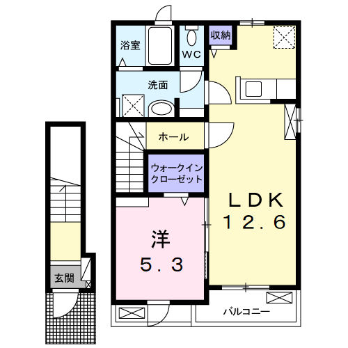 Planta 1LDK de ペルソナ
