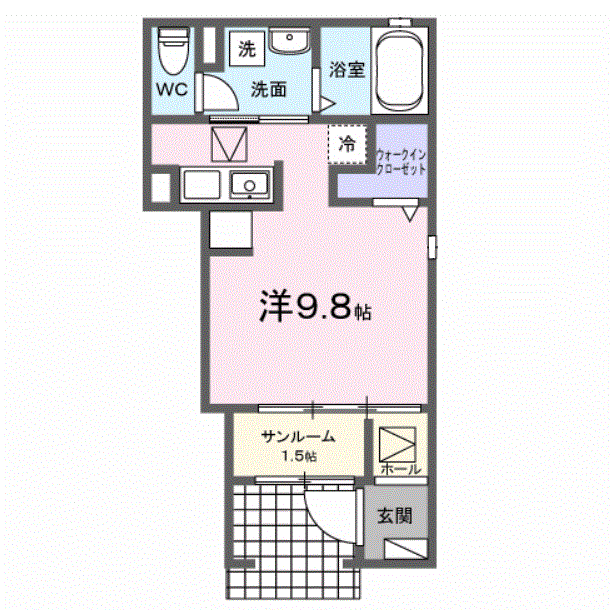Planta 1R de イターナル伊藤Ⅰ