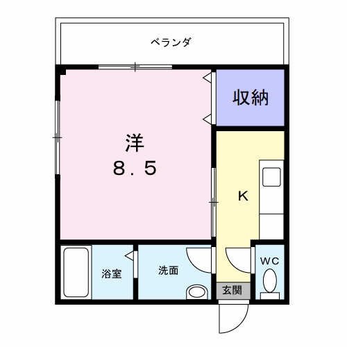 Planta 1K de ルートワン矢作
