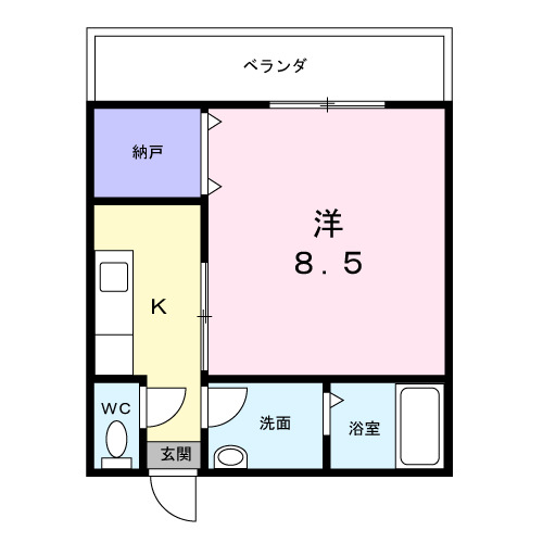 Planta 1K de ルートワン矢作
